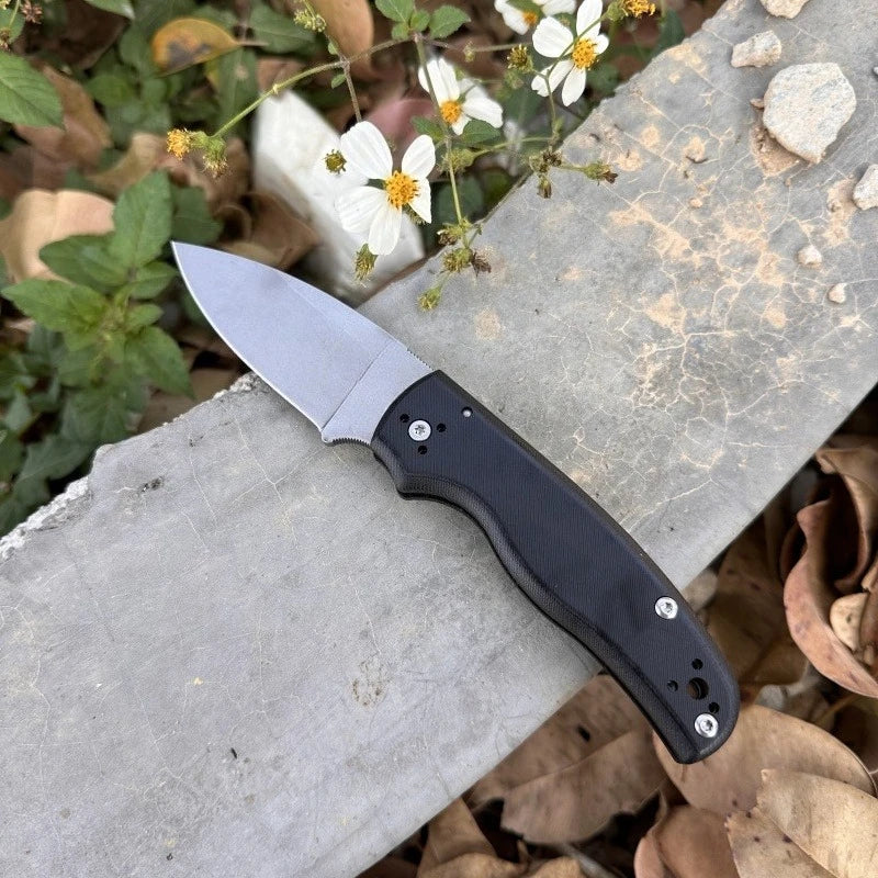 C229 Pocket Folding Knife Outdoor Camping Hiking Wilderness Survival EDC Cutting Knife Multi-function Carving Knife, Men's Gift