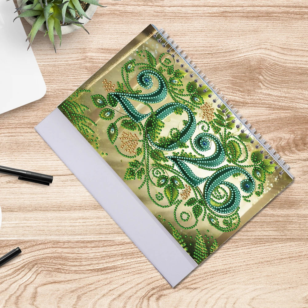 Green Lemon Love Diamond Painting Calendar Set Kit DIY