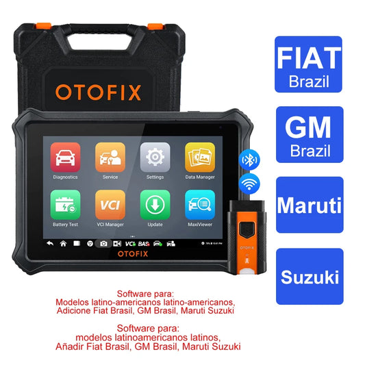 Ottofix D1 Lite OBD2 Scanner Car Diagnostic Tool Bluetooth Wireless Bi-Directional Control OBD Automotive Scan Tool Active Test