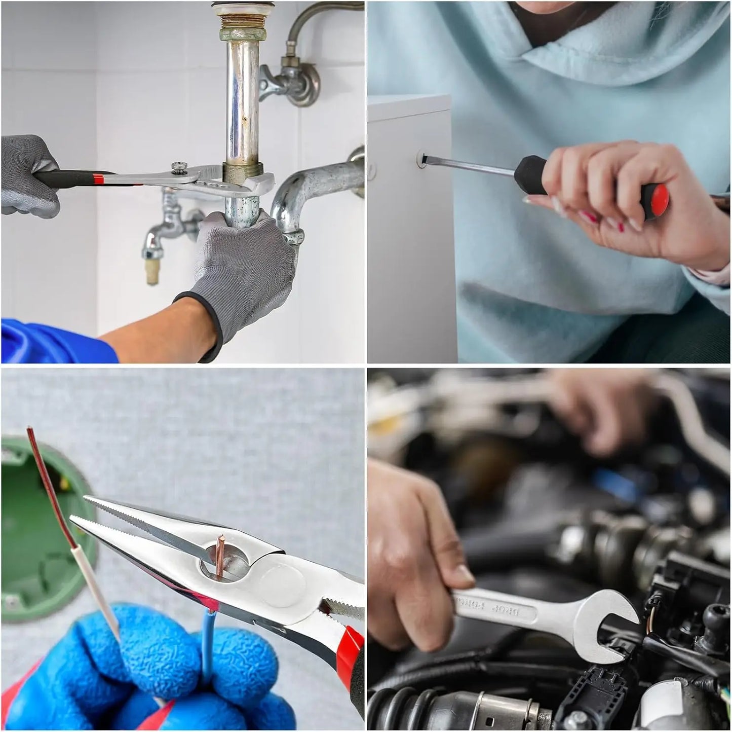 TLGREENDIY 799-Piece Home Repair Tool Set With Trolley Case