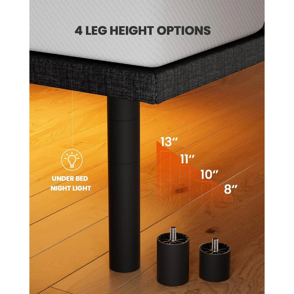 Green Lemon Love Amada Adjustable Bed Frame With Massage