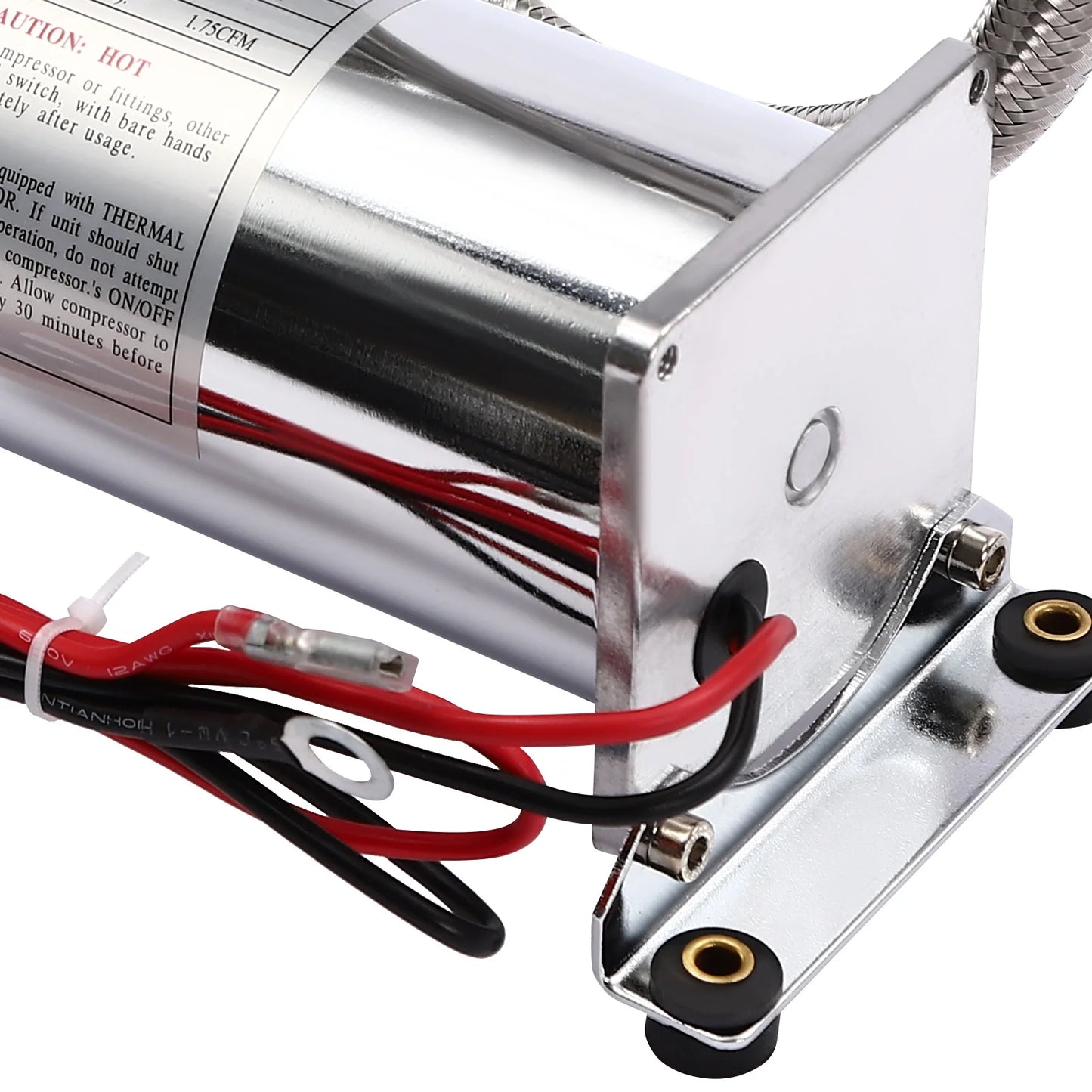 DIY Supplies 12V High Pressure Air Suspension Pump 200 PSI