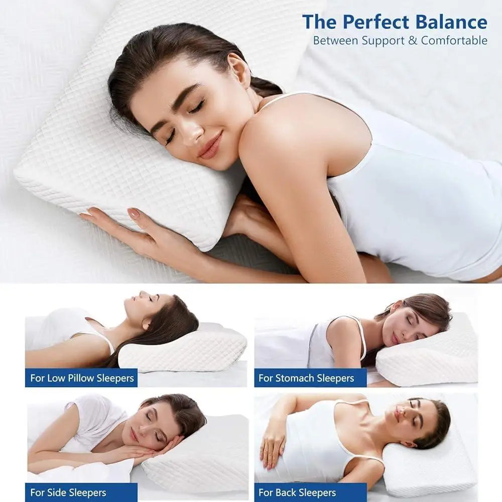 DUTRIEUXCN Adjustable Memory Foam Cervical Pillow Neck Pain
