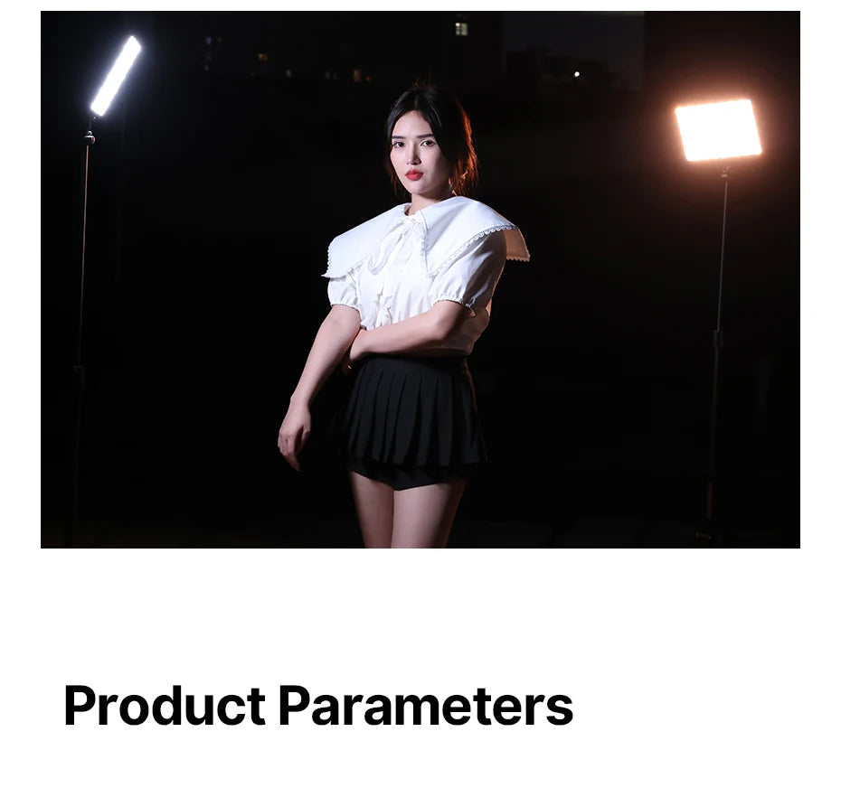 Ulanzi LT003 RGB Video Light Full Color Panel Light 8000mAh Dimmable 2500-9000K CRI 95+ Photo Studio Lamp 266 Beads Livestream