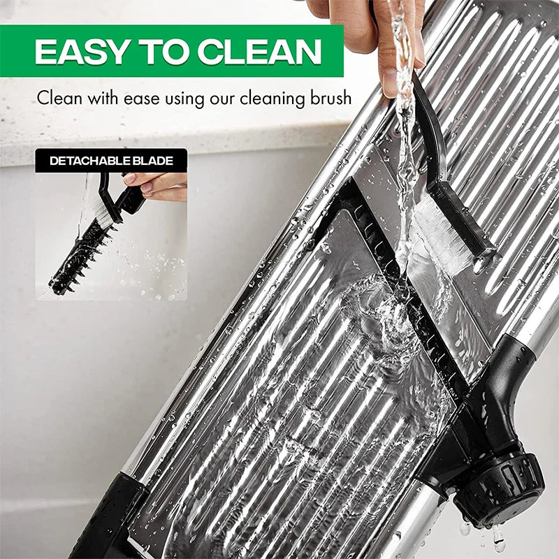 Green Lemon Love LMETJMA Adjustable Mandoline Slicer