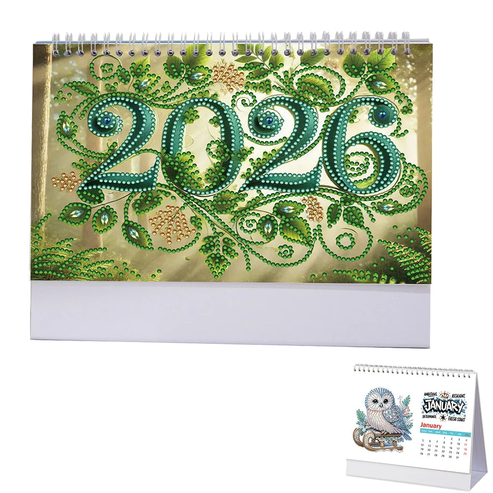 Green Lemon Love Diamond Painting Calendar Set Kit DIY