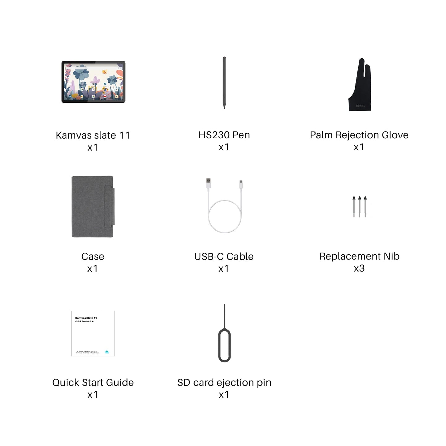 Huion Kamvas Slate 11/13 Android 14 Tablet Graphic Drawing Note Pad 60/90Hz Refresh Rate Paper-Like Nature Color Digital Writing