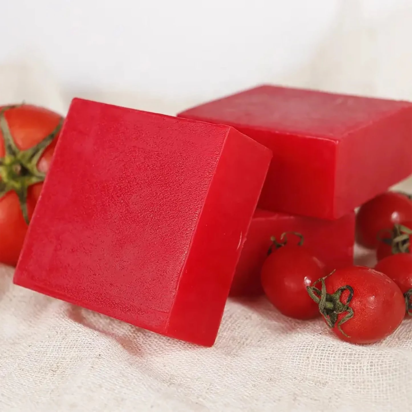 Green Lemon Love LKIAE Tomato Scented Whitening Bar Soap