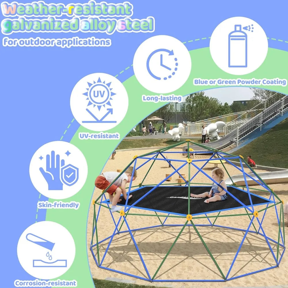 Green Lemon Love Gardenature Climbing Dome For Kids Hammock