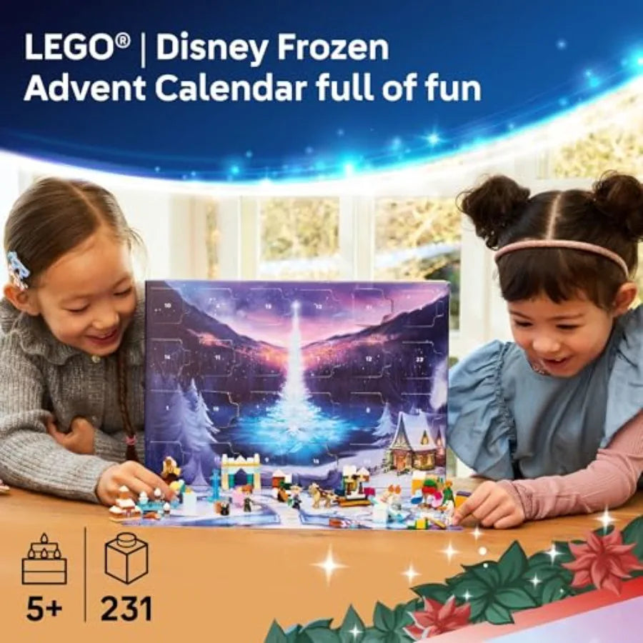 LEGO Disney Frozen Advent Calendar Holiday Countdown Playset Includes Anna And Elsa Minidolls