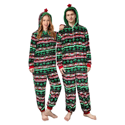 Christmas Family Pajamas for Adult Sleepwear 2025 Cartoon Family Funny Christmas Xmas Cosplay Outfits Pyjamas Boys Girls Clothes