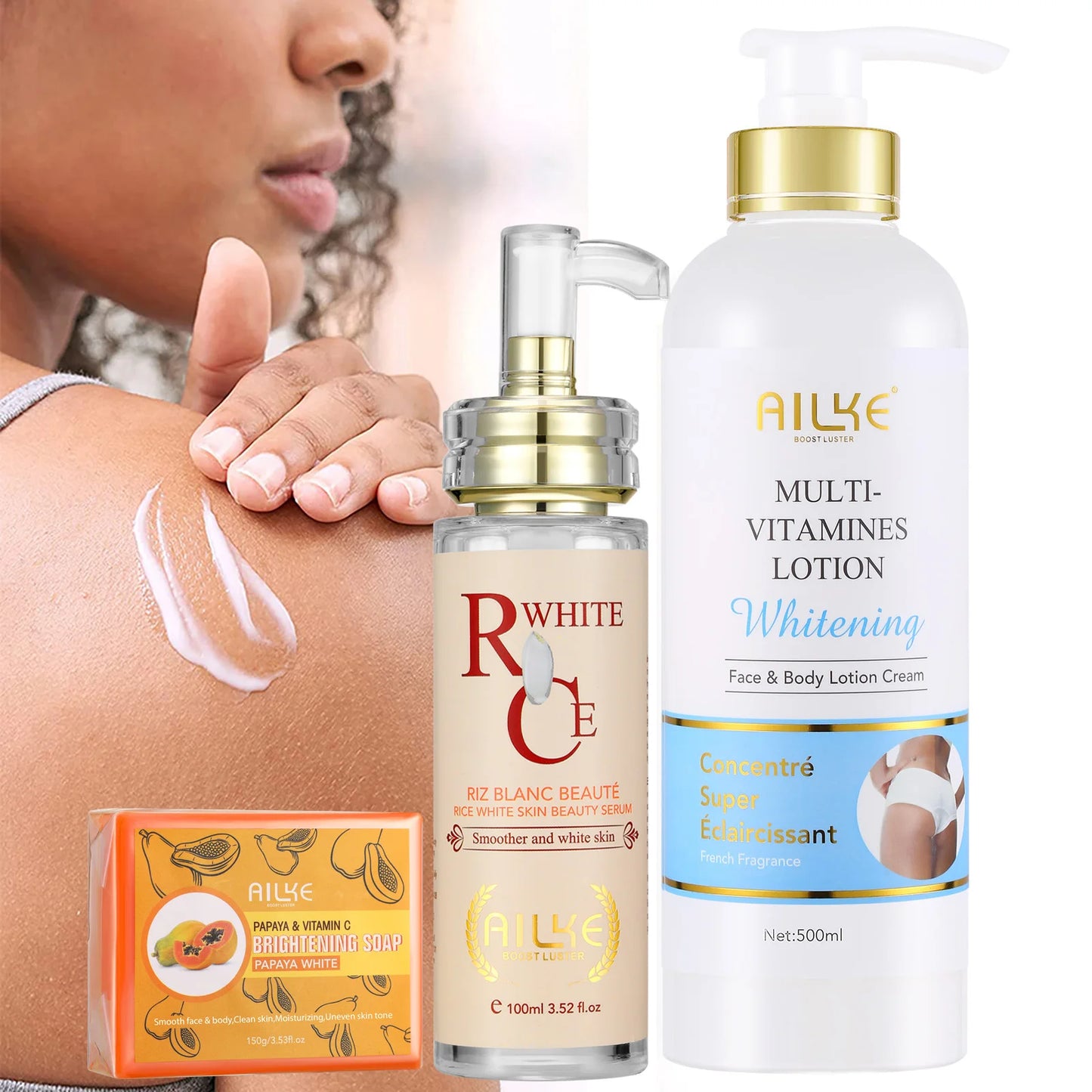 AILKE Whitening Body Lotion With Multivitamins Radiant Skin