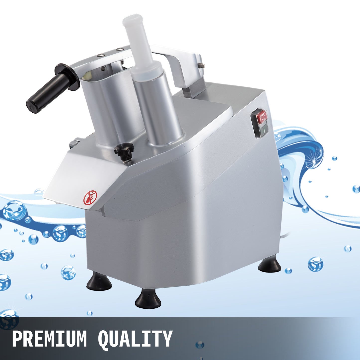 SucceBuy Electric Vegetable Fruit Cutter with 6 x Cutting Disks Vegetable Slicer Food Processor for Potato Cabbage Onion